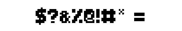 CutePixel Font OTHER CHARS