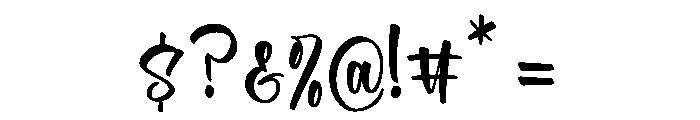 Cutes Bright Font OTHER CHARS