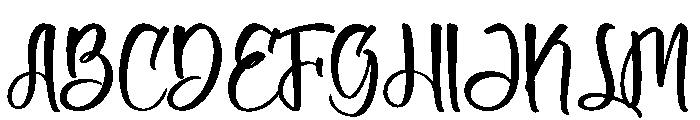 Cutes Bright Font UPPERCASE