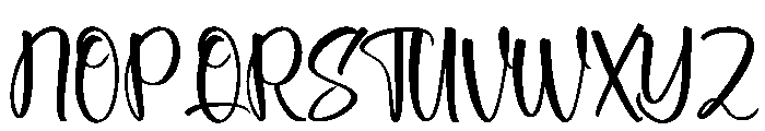 Cutes Bright Font UPPERCASE