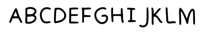 Cutewritten Regular Font UPPERCASE