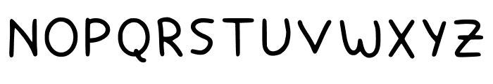Cutewritten Regular Font UPPERCASE