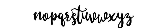 Cutie Day Font LOWERCASE