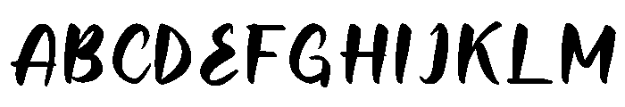 Cutie Maggie Demo Font UPPERCASE