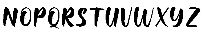 Cutie Maggie Demo Font UPPERCASE