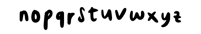Cutie Pie Bold Regular Font LOWERCASE