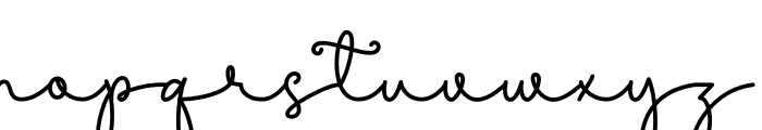 Cuties Font LOWERCASE
