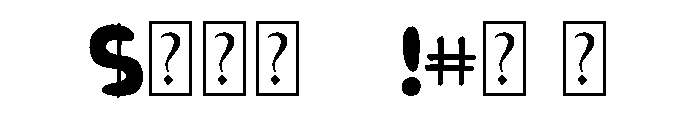 Cutiffe Trial Font OTHER CHARS