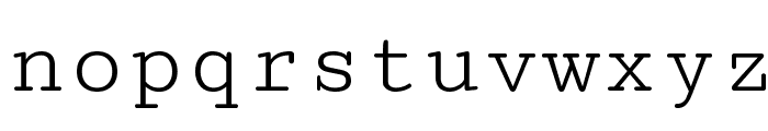 Cutive Mono Font LOWERCASE