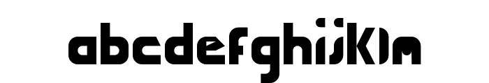 Cutting Edge - Lightspeed2 Regular Font LOWERCASE