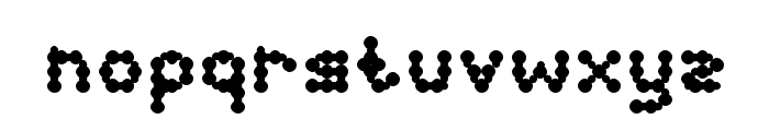 curly lava bubble Bold Font LOWERCASE