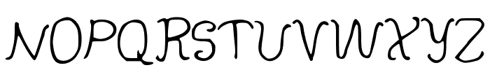 curlywurly Font UPPERCASE