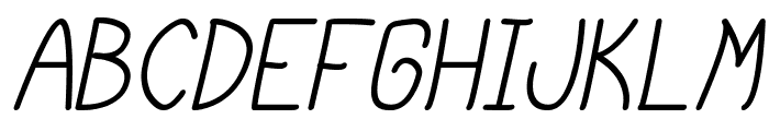 cursi extra tfb Italic Font LOWERCASE