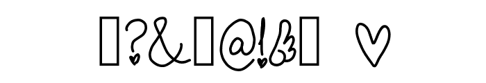 cursive Font OTHER CHARS