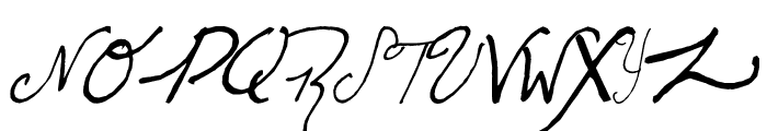 cursiveedgar Font UPPERCASE