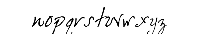 cursiveedgar Font LOWERCASE