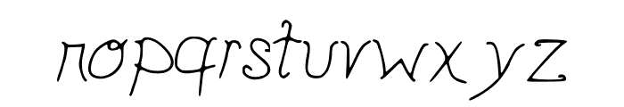 cutepickle Font LOWERCASE