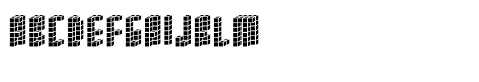 Cubica Negativa Bold Font UPPERCASE