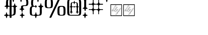 Cullion Plain Font OTHER CHARS