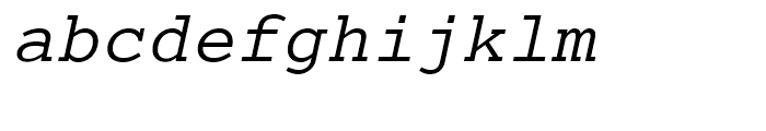 Cumberland Italic Font LOWERCASE