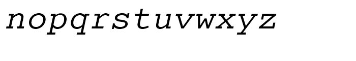 Cumberland Italic Font LOWERCASE