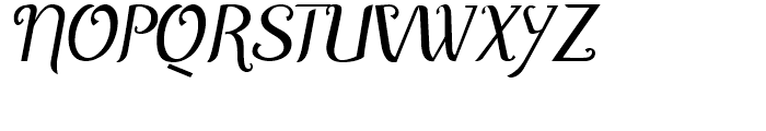 Curly Lady Italic Font UPPERCASE