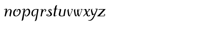 Curly Lady Italic Font LOWERCASE