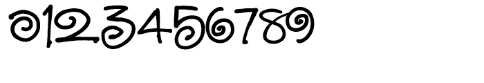 Curly Q Regular Font OTHER CHARS