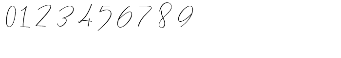 Cursive Signa Script Extra Light Oblique Font OTHER CHARS