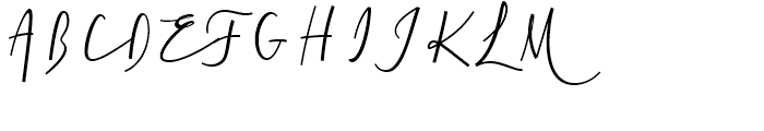 Cursive Signa Script Regular Oblique Font UPPERCASE