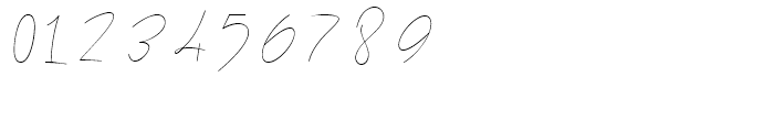 Cursive Signa Script Thin Oblique Font OTHER CHARS