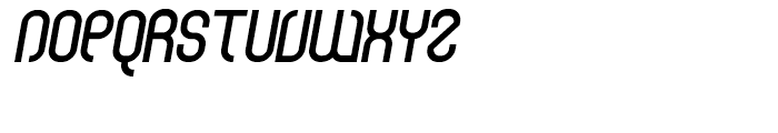 Curvature Bold Italic Font UPPERCASE