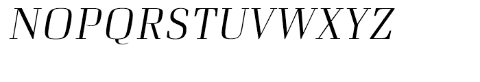 Curve Light Italic Font UPPERCASE