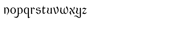 Cuthbert Regular Font LOWERCASE