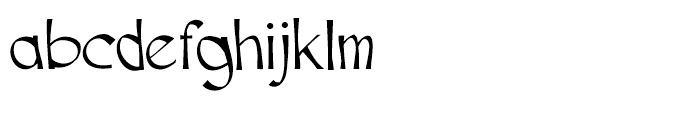Cutscript Regular Font LOWERCASE