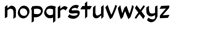 Cutthroat Lower Regular Intl Font LOWERCASE