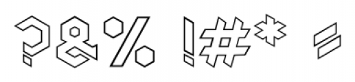 Cubic Light Regular Font OTHER CHARS
