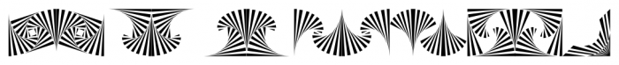 Cubista Geometrica Regular Font LOWERCASE