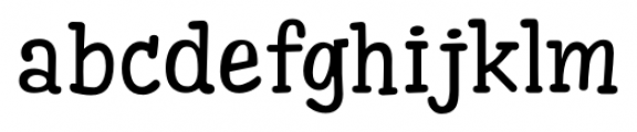 Cucho Regular Font LOWERCASE