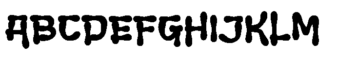 Cuaniges Font UPPERCASE