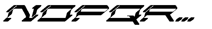 Cuba Technology Italic Font LOWERCASE