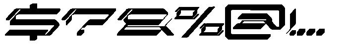 Cuba Technology Regular Font OTHER CHARS