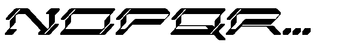 Cuba Technology Regular Font UPPERCASE
