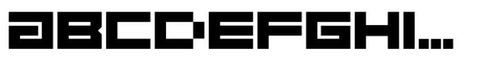 Cubeism Font UPPERCASE