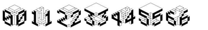 Cubes Font OTHER CHARS