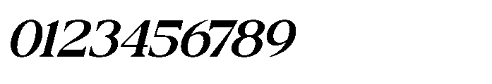 Cubic Ranger Italic Font OTHER CHARS