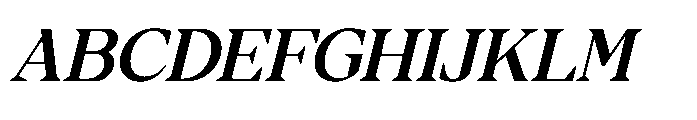 Cubic Ranger Italic Font UPPERCASE