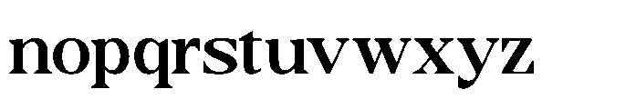 Cubic Ranger Regular Font LOWERCASE