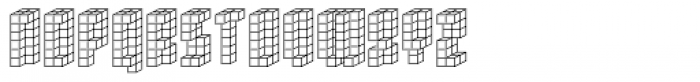 Cubica Regular Font UPPERCASE