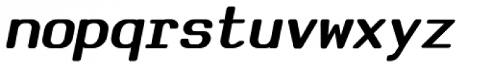 Cubiculum Bold Italic Font LOWERCASE